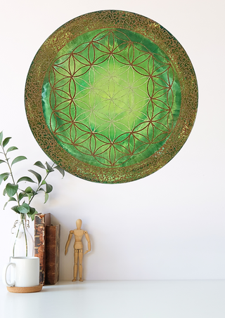 Flower of Life Green (Self-Healing) -Original Image