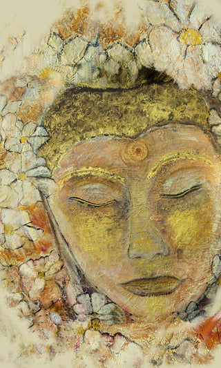 Buddha Pace in stampa artistica in formato verticale