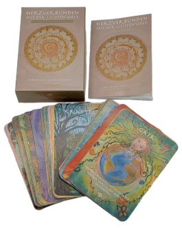 Card set Heart connected to the bright world 