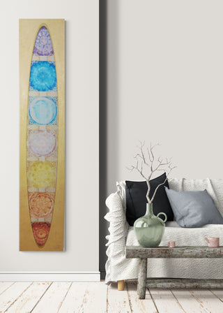 Chakra Pillar Art Print